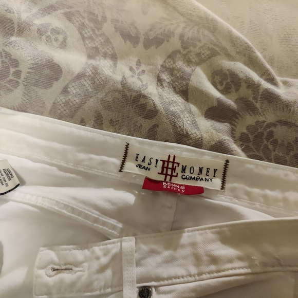 Easy Money Jean Company White Skinny Jeans size 31 - Picture 3 of 9